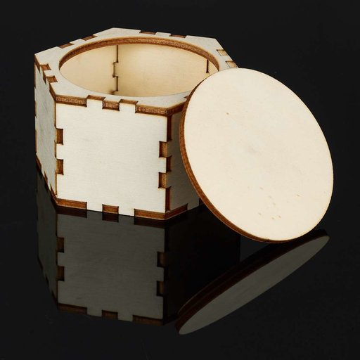[penta101010] Boîte classique "Pentagone" 10x10x10